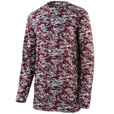 Digi Camo Wicking Long Sleeve Shirt