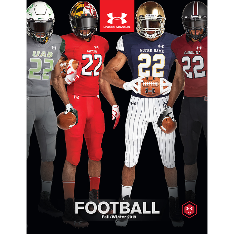 under armour football catalog